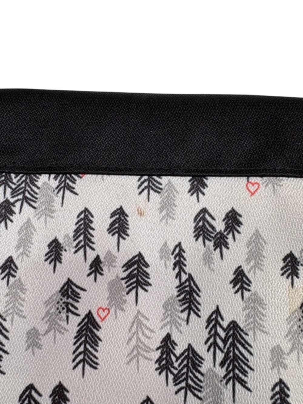 Sherpani Black White Tree Flap Medium Crossbody Bag BLEMISH - Picture 2 of 7
